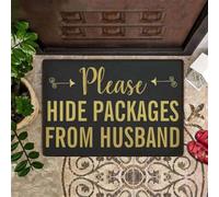 paillasson Exterieur Entree Paillasson Humoristique « Veuillez Cacher Les Colis à Votre Mari »