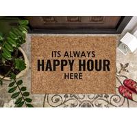 paillasson Exterieur Entree Paillasson « Ici, C'est Toujours l'heure de l'apéro »