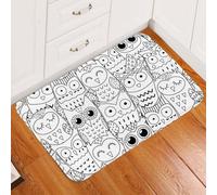 paillasson Exterieur Entree Paillasson imprimé « Parlement des hiboux »