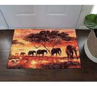 paillasson Exterieur Entree Paillasson intérieur et extérieur à Motifs d'éléphants