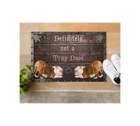 paillasson Exterieur Entree Paillasson intérieur et extérieur « Ce n'est Absolument Pas Une Trappe »