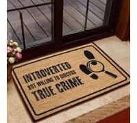 paillasson Exterieur Entree Paillasson introverti mais prêt à Parler de Faits Divers