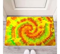 paillasson Exterieur Entree Paillasson Jaune tie-Dye