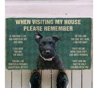 paillasson Exterieur Entree Paillasson « Je vis Ici, Vous êtes Les invités »