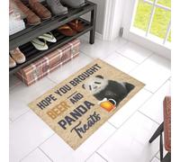 paillasson Exterieur Entree Paillasson « J'espère Que tu as acheté de la bière et des friandises Panda »