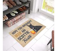 paillasson Exterieur Entree Paillasson « J'espère Que tu as acheté de la bière et des friandises pour Scottie »