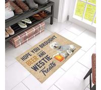 paillasson Exterieur Entree Paillasson « J'espère Que tu as acheté de la bière et des friandises pour Westie »