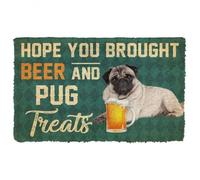 paillasson Exterieur Entree Paillasson « J'espère Que tu as apporté de la bière et des friandises pour Carlin »