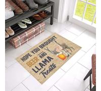 paillasson Exterieur Entree Paillasson « J'espère Que tu as apporté de la bière et des friandises pour Lamas »