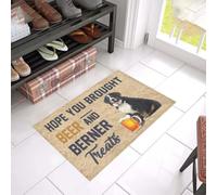 paillasson Exterieur Entree Paillasson « J'espère Que Vous Avez acheté de la bière et des friandises pour Votre Chien Bernois »