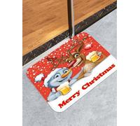 paillasson Exterieur Entree Paillasson Joyeux Noël Cerf Bière