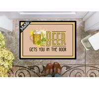 paillasson Exterieur Entree Paillasson « La bière Vous ouvre la Porte » pour Les Amateurs de bière