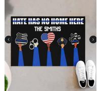 paillasson Exterieur Entree Paillasson « La Haine policière n'a Pas sa Place Ici »