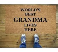 paillasson Exterieur Entree Paillasson « La Meilleure Grand-mère du Monde VIT Ici »