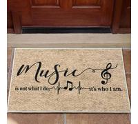 paillasson Exterieur Entree Paillasson « La Musique n'est Pas Mon Truc »