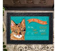 paillasson Exterieur Entree Paillasson « Laissez Entrer Le Chat »