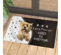 paillasson Exterieur Entree Paillasson « Les Bisous du Cairn Terrier réparent Tout »