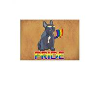paillasson Exterieur Entree Paillasson LGBT - Fierté Bouledogue Français