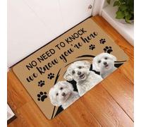 paillasson Exterieur Entree Paillasson Maltais « Pas Besoin de Frapper, on Sait Que Vous êtes là »