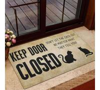 paillasson Exterieur Entree Paillasson « Ne Laissez Pas Sortir Les Chats »