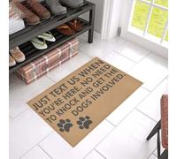 paillasson Exterieur Entree Paillasson « Ne réveillez Pas Les Chiens »