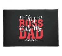 paillasson Exterieur Entree Paillasson « Papa » - Mon Patron m'appelle Papa