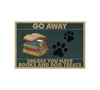 paillasson Exterieur Entree Paillasson « Partez sauf si Vous Avez des Livres et des Chiens »
