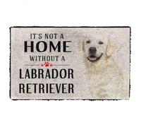 paillasson Exterieur Entree Paillasson personnalisé « Ce n'est Pas Une Maison sans Un Labrador Retriever »