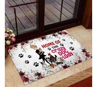 paillasson Exterieur Entree Paillasson pour Chien de la Folle aux Chiens