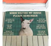 paillasson Exterieur Entree Paillasson « Règles du Bull Terrier »