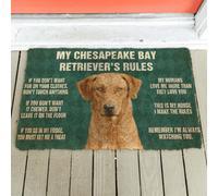 paillasson Exterieur Entree Paillasson « Règles du Chesapeake Bay Retriever »
