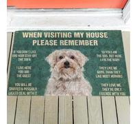 paillasson Exterieur Entree Paillasson « Règles du Dandie Dinmont Terrier »