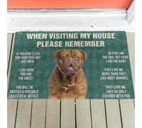 paillasson Exterieur Entree Paillasson Règles du Dogue de Bordeaux