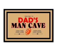 paillasson Exterieur Entree Paillasson « Repaire d'homme » pour Papa - Cadeau pour Un ami - Cadeau pour la fête des pères