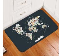 paillasson Exterieur Entree Paillasson représentant la Population Animale Mondiale