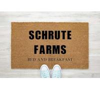 paillasson Exterieur Entree Paillasson Schrute Farms Bed and Breakfast | Le Bureau | Cadeau de Pendaison de crémaillère