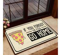 paillasson Exterieur Entree Paillasson « Si Vous Avez oublié la Pizza, rentrez chez Vous » - Cadeau/Décoration