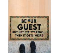 paillasson Exterieur Entree Paillasson « Soyez Notre invité », Cadeau pour Un ami ou Un Membre de la Famille, décoration d'anniversaire