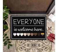 paillasson Exterieur Entree Paillasson « Tout Le Monde est Le bienvenu Ici », Paillasson BLM LGBT