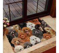 paillasson Exterieur Entree Paillasson « Un tas de caniches »