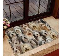 paillasson Exterieur Entree Paillasson « Un tas de Collies barbus »