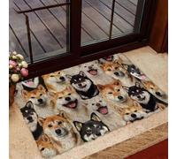 paillasson Exterieur Entree Paillasson « Un tas de Shiba Inus »