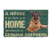 paillasson Exterieur Entree Paillasson « Une Maison n'est Pas Un Foyer » avec Un Berger Allemand