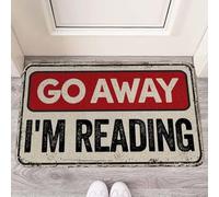 paillasson Exterieur Entree Paillasson « Va-t’en, Je lis » avec Un Chat Rigolo