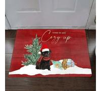 paillasson Exterieur Entree Paillasson « Viens Te blottir » avec Un Carlin