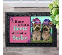 paillasson Exterieur Entree Patin de Porte Yorkshire Terrier Sisters House Not A Home