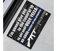 paillasson Exterieur Entree Police, Je Vais Vous Donner jusqu'à 10 pour récupérer Votre Horrible paillasson.