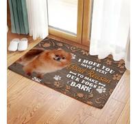 paillasson Exterieur Entree Poméranien, j'espère Que Vous Avez Une très Bonne Raison de Faire de Notre paillasson à aboiements de Chien Un incontournable.
