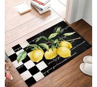 paillasson Exterieur Entree Quand la Vie Vous Donne des Citrons, Faites de la Limonade ! Paillasson pour Les Amoureux des Fruits