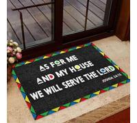 paillasson Exterieur Entree Quant à Moi et ma Maison, paillasson Afro-américain